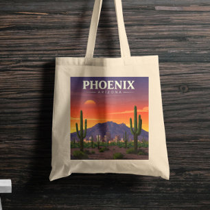 Vintage Phoenix Arizona Tote Bag