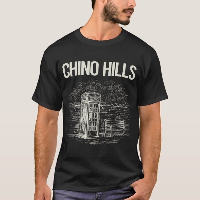 Vintage Phone Booth Chino T-Shirt (Front)