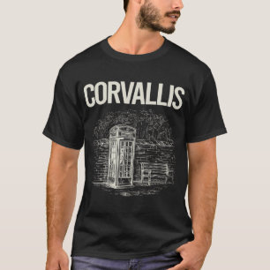 Vintage Phone Booth Corvallis T-Shirt