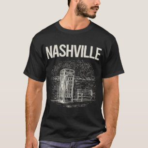 Vintage Phone Booth Nashville T-Shirt