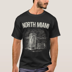 Vintage Phone Booth North Miami T-Shirt
