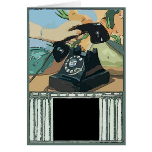 Vintage Phone cALL ADD TEXT