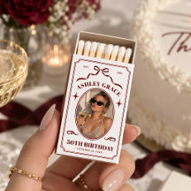 Vintage Photo Birthday Favour Personalised