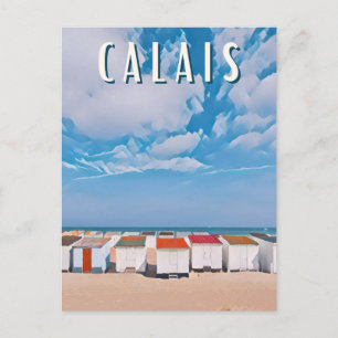Vintage Photo Calais Postcard