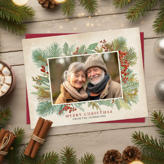 Vintage Photo Christmas Card