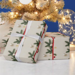 Vintage Photobooth Film Strip Christmas Wrapping Paper
