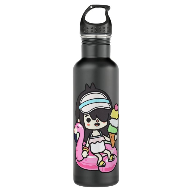 Vintage Photograp Manga Toca Boca Anime Gift Movie 710 Ml Water Bottle (Front)