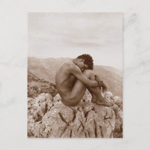 Vintage Photograph Man Wilhelm von Gloeden Postcard