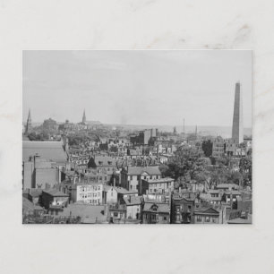 Vintage Photograph of Charlestown Massachusetts Postcard