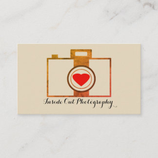 Vintage Photographer Business Card