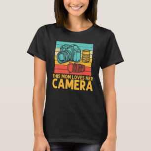 Vintage Photographer For Mom Women Photography T-Shirt