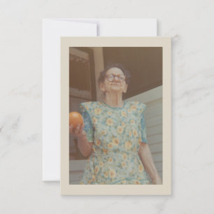 vintage photographs (grandma josephine) invitation