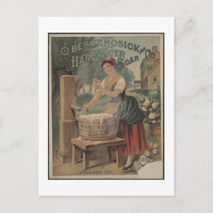 Vintage Photography Hard Water Soap Postcard
