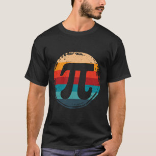 Vintage Pi 3.14 Pi Number Symbol Math Science  T-Shirt