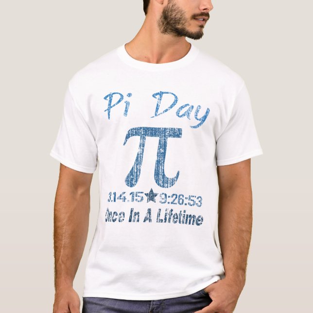 Vintage Pi Day 2015 Shirt (Front)