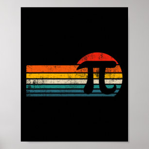Vintage Pi Day Math Pun Mathematics Symbol Pi Day  Poster