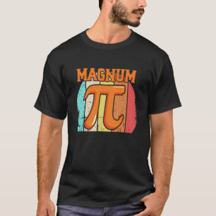 Vintage Pi Day Retro Magnum Pi Math Teacher Studen T-Shirt