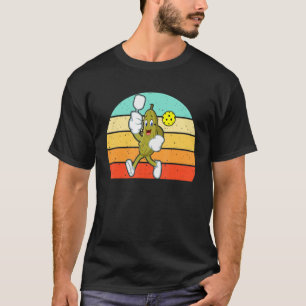 Vintage Pickle Playing Pickleball For Men Women T-Shirt