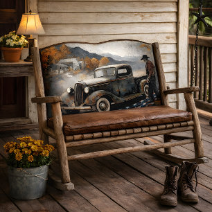 Vintage Pickup Americana Decoupage Tissue Paper