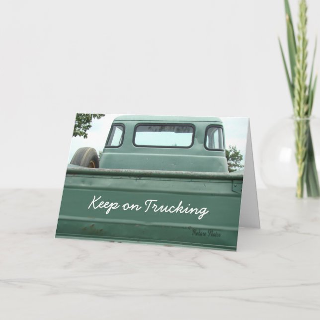 vintage Pickup Truck2 - customize Card (Front)