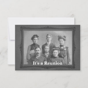 Vintage Picture Family Reunion Invitation