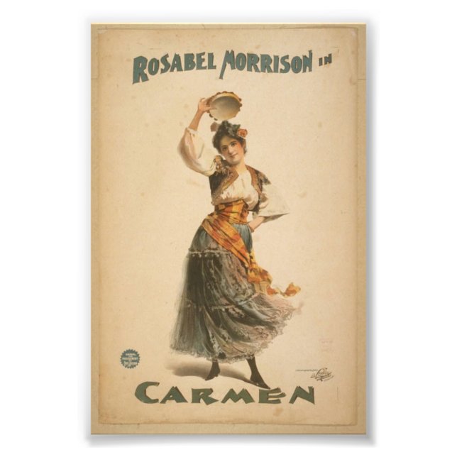 Vintage Picture/Poster/Illustration from Opera Photo Print (Front)
