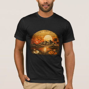 Vintage picture shirt men