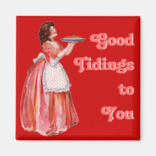 Vintage Pie Maker Magnet