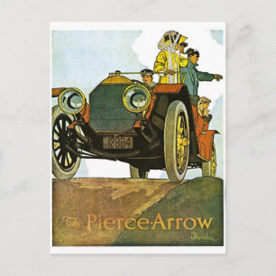 Vintage Pierce-Arrow Advertisement Postcard