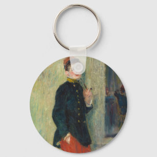 Vintage Pierre Auguste Renoir The Young Soldier Key Ring