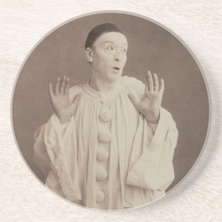 Vintage Pierrot Clown Coaster