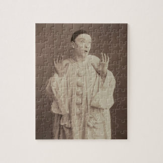 Vintage Pierrot Clown Jigsaw Puzzle