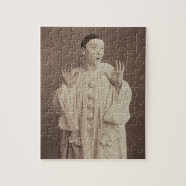 Vintage Pierrot Clown Jigsaw Puzzle (Vertical)