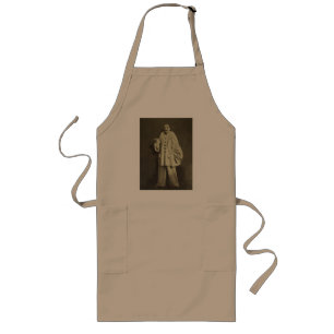 Vintage Pierrot Clown Long Apron