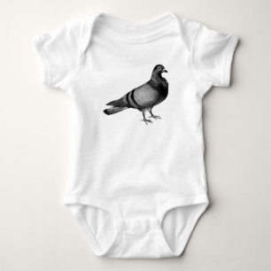 Vintage Pigeon gifts Baby Bodysuit