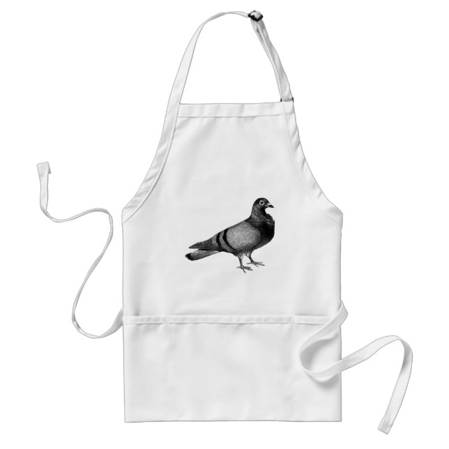Vintage Pigeon gifts Standard Apron (Front)