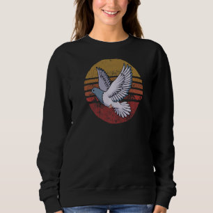 Vintage Pigeon Retro Style Pigeon Sweatshirt