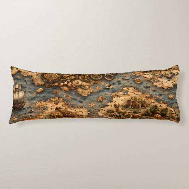 Vintage pillowcase body cushion (Front)