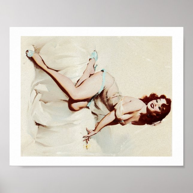 Vintage Pin-Up girl Poster (Front)