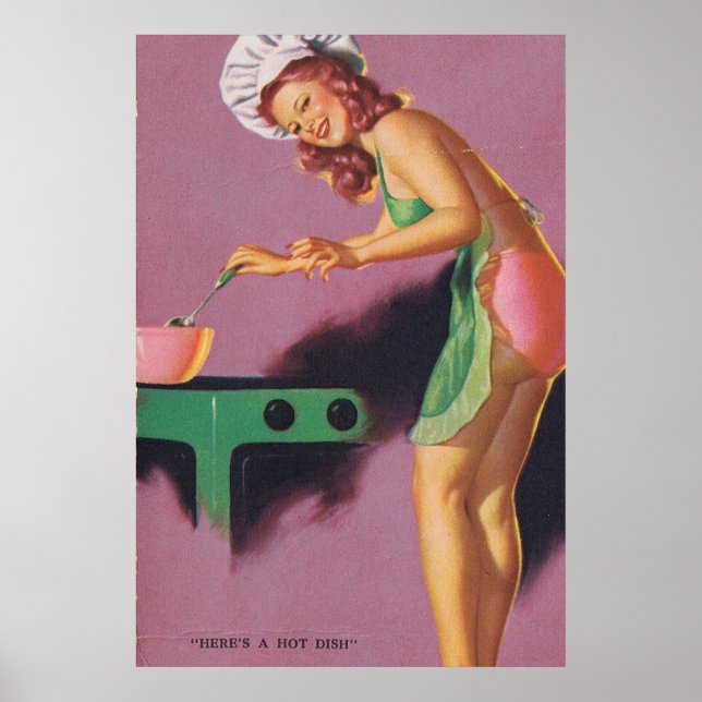 Vintage Pin-up Poster (Front)