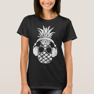 Vintage Pineapple Hawaiian Aloha Beach Fruit Cockt T-Shirt