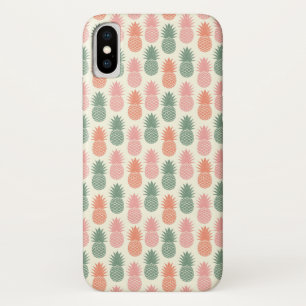 Vintage Pineapple Pattern 2 iPhone X Case