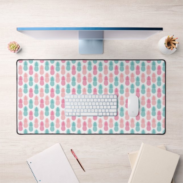Vintage Pineapple Pattern Desk Mat (Office 1)