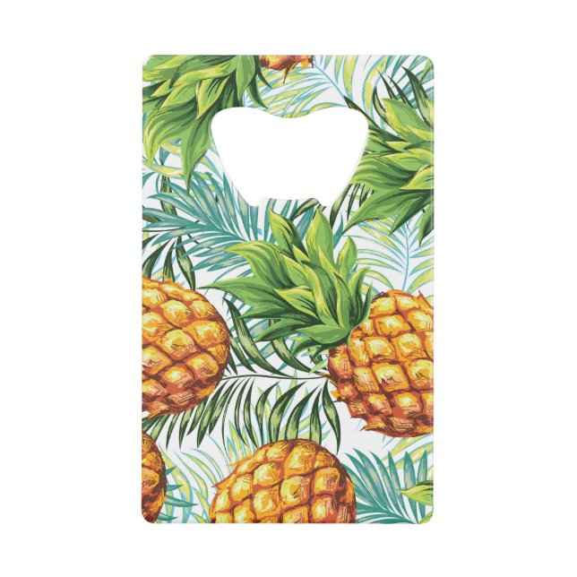 Vintage Pineapple: Seamless Floral Pattern. (Front)