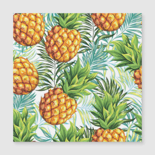 Vintage Pineapple: Seamless Floral Pattern.