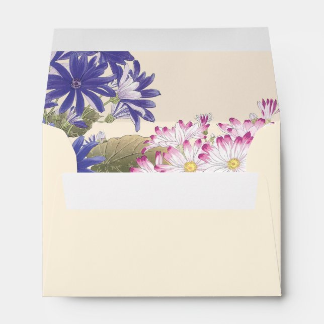 Vintage Pink and White Floral Envelopes (Back (Bottom))