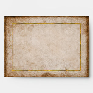 Vintage Pink Berries Wedding Envelope