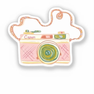 Vintage Pink Film Camera