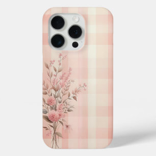Vintage Pink Floral Bouquet Phone Case - Elegant 