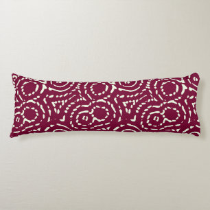 Vintage Pink Geometric Abstract Body Cushion